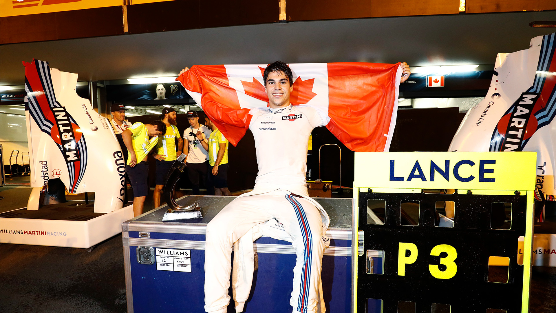 Antonelli y los pilotos más jóvenes en el podio de Formula 1