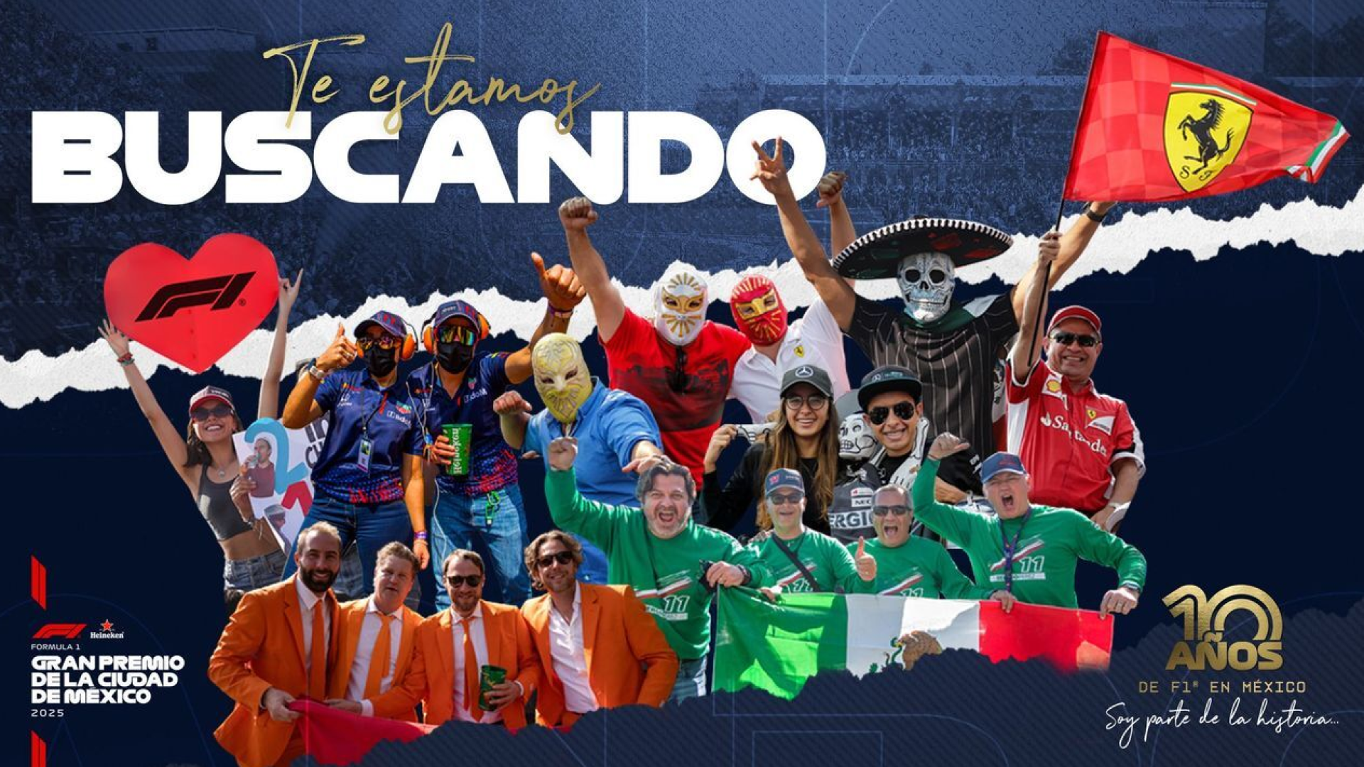 “Soy Parte de la H1storia del México GP”:¡Comparte tu mejor recuerdo y gana boletos para la carrera!