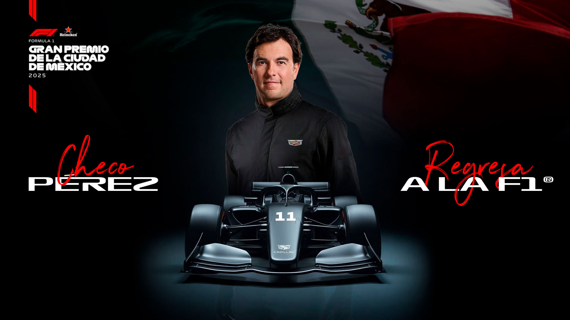 El México GP felicita a Checo Pérez por su regreso a Formula 1