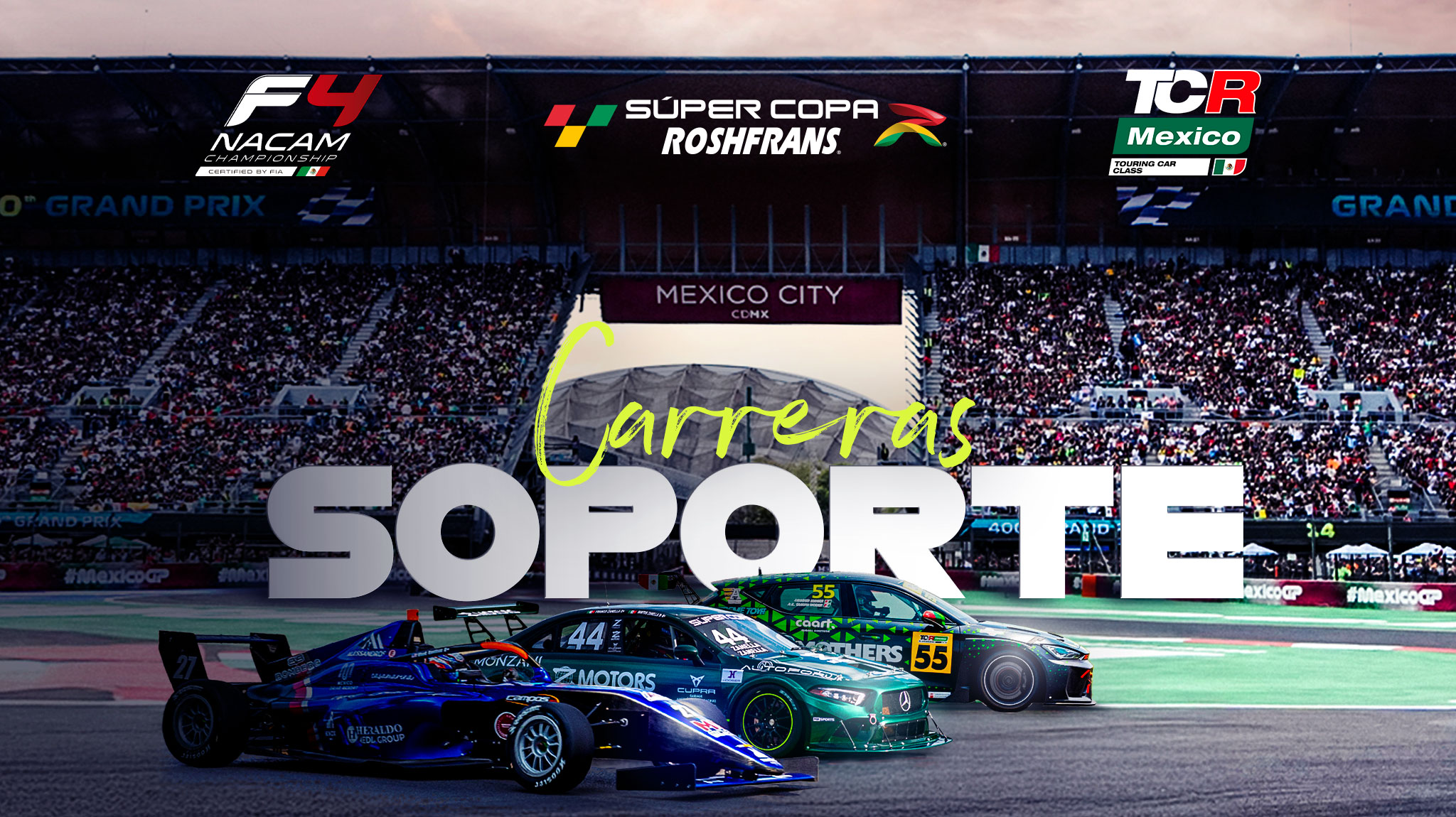 El rugido de los TCR México se une a la F1ESTA 2025