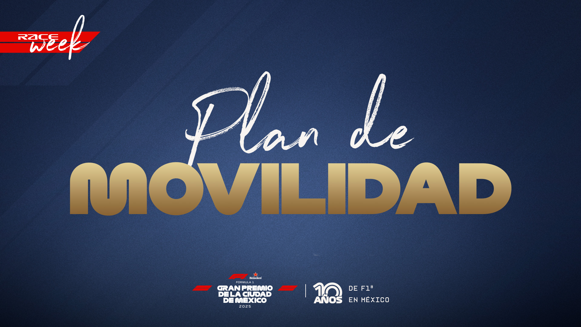 El México GP 2025 presenta su plan de movilidad