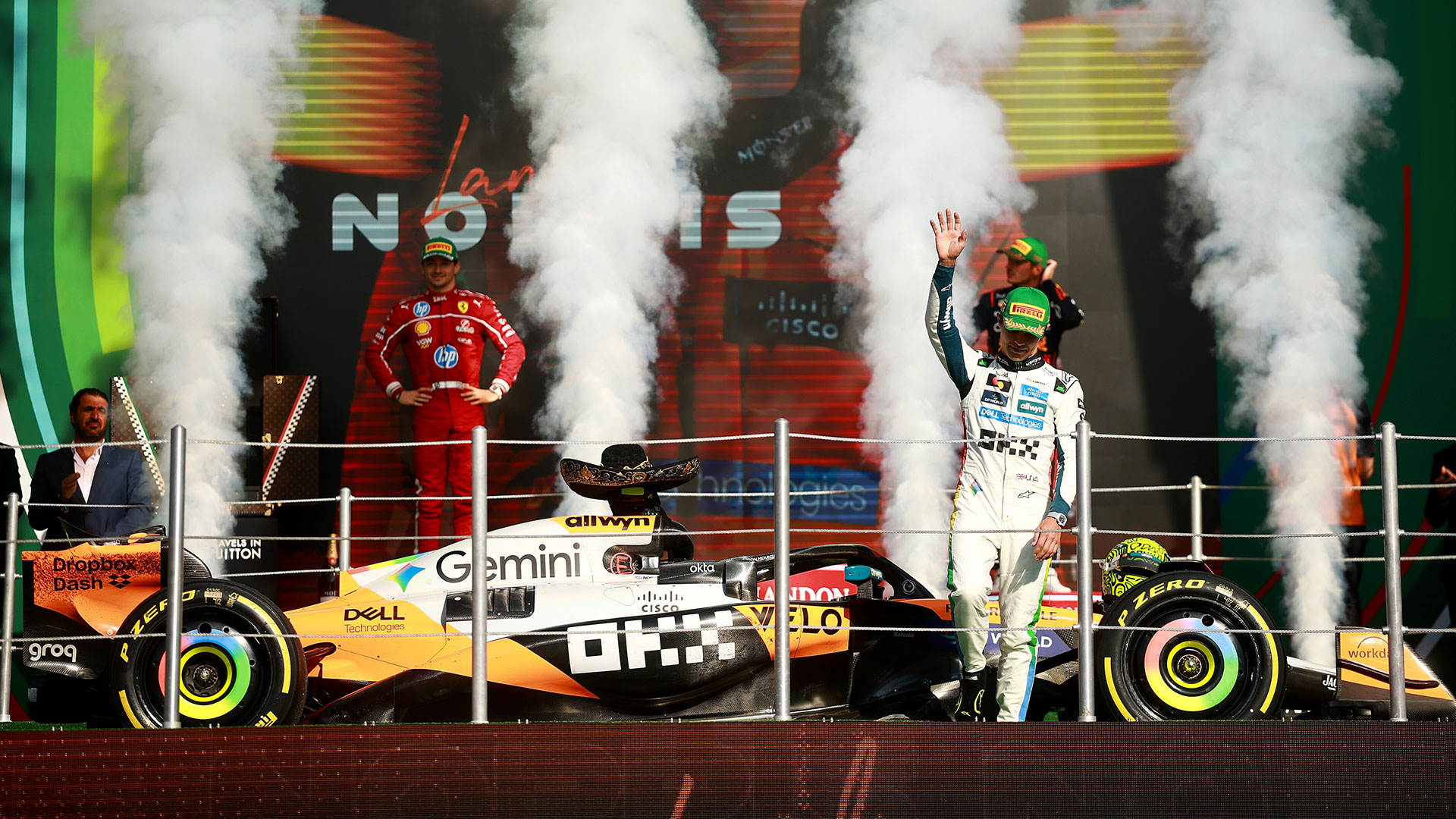 Lando Norris se impuso en el México GP y toma la punta del campeonato