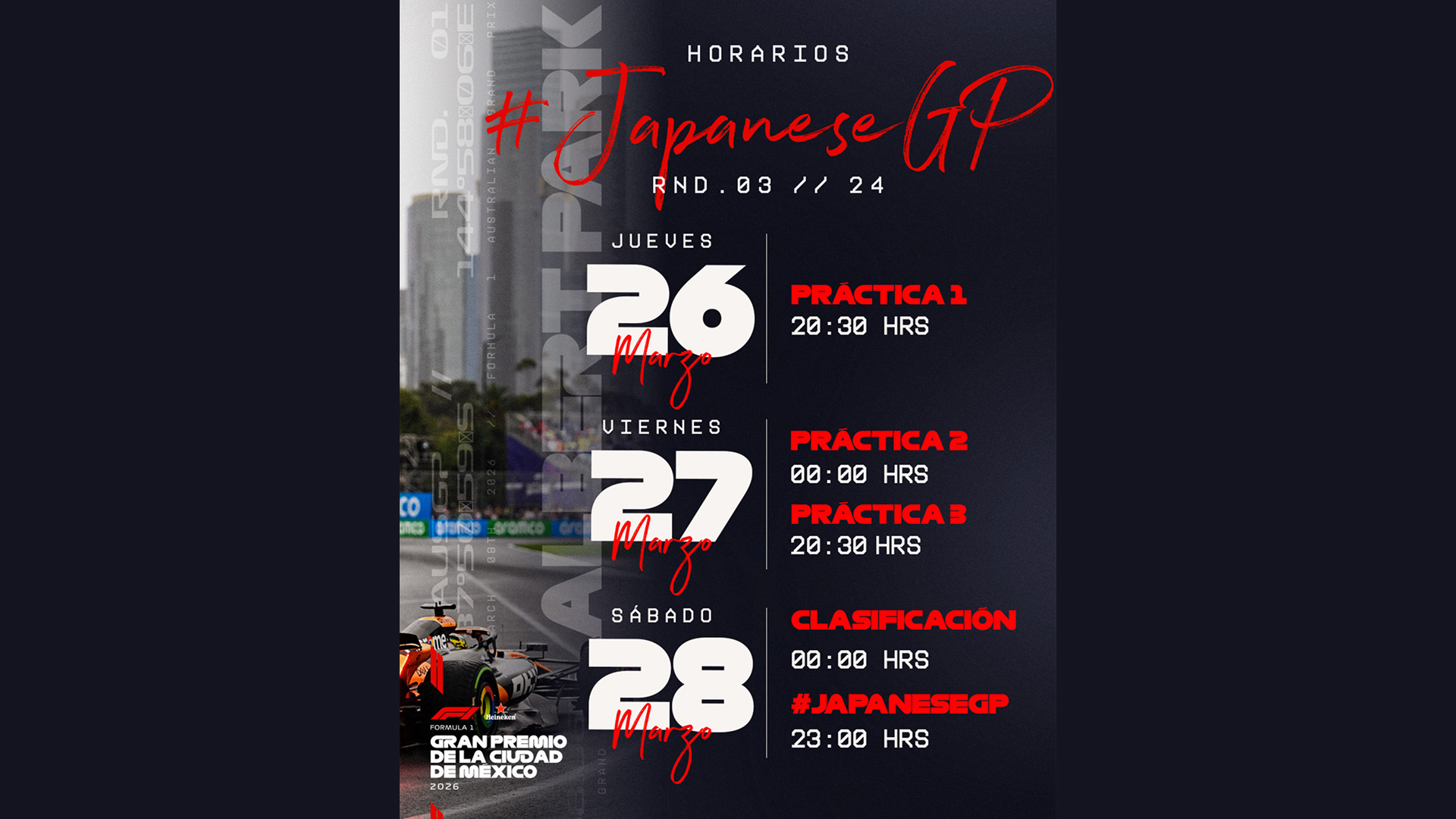 Formula 1: ¿Cuándo y dónde ver el Gran Premio de Japón 2026?