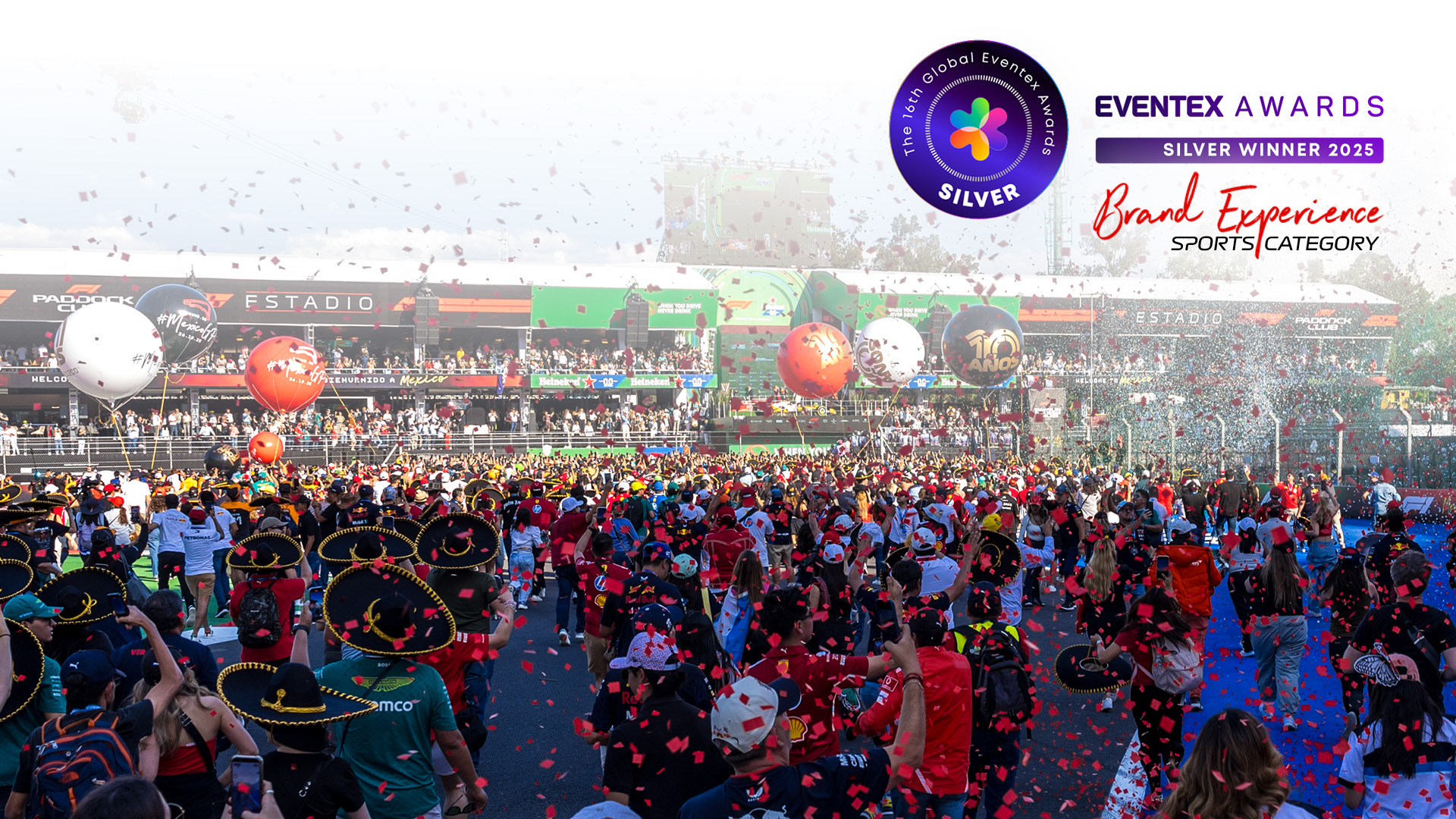 El México GP es reconocido en los Eventex Awards 2026 tras la histórica celebración de su décimo aniversario
