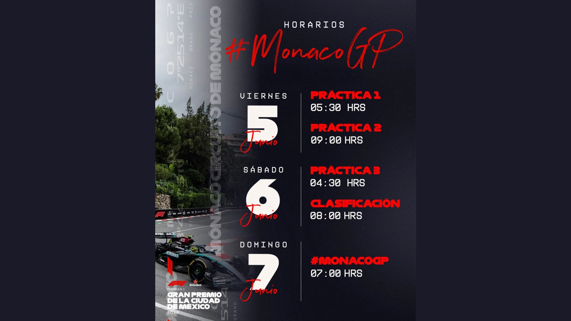 Formula 1: ¿Cuándo y dónde ver el Gran Premio de Mónaco 2026  ??