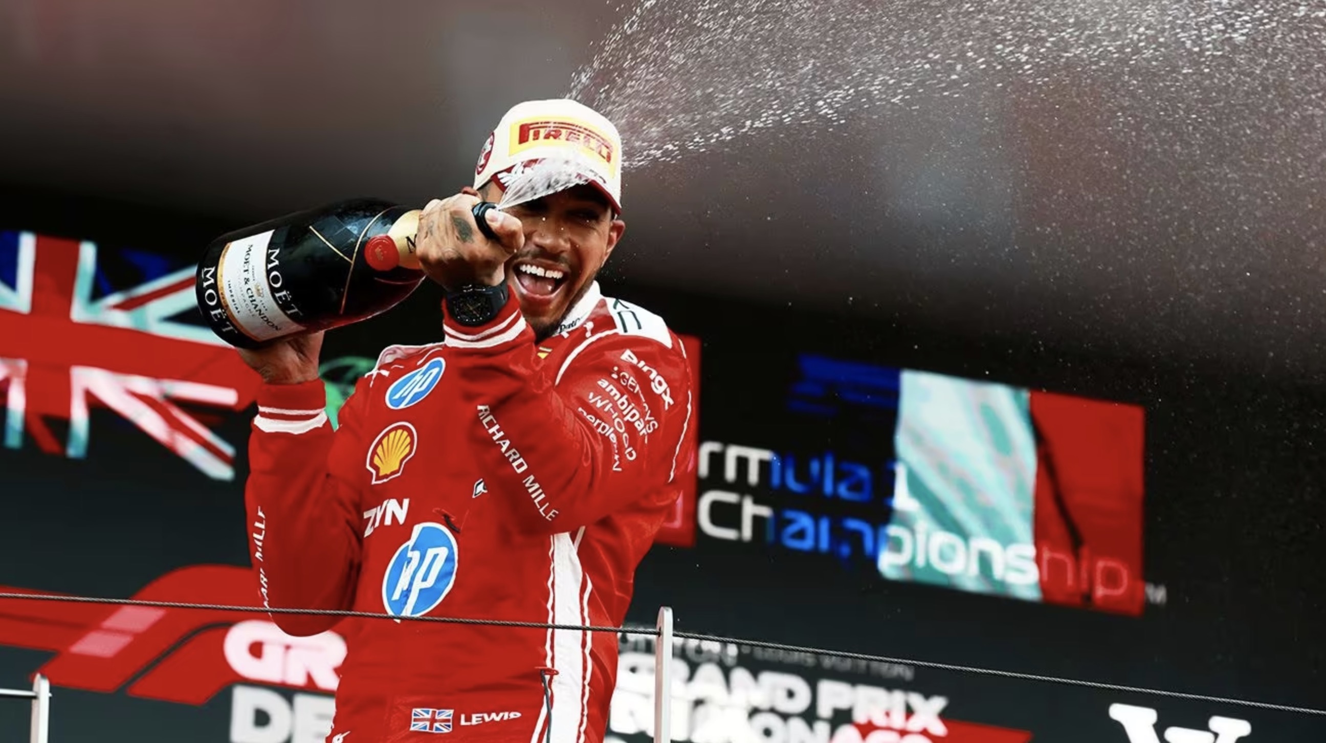 Hamilton rompe la racha de Antonelli y consigue su primera victoria con Ferrari