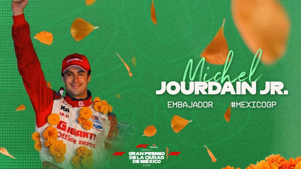 El México GP presenta a Michel Jourdain Jr.  como embajador de la edición 2026