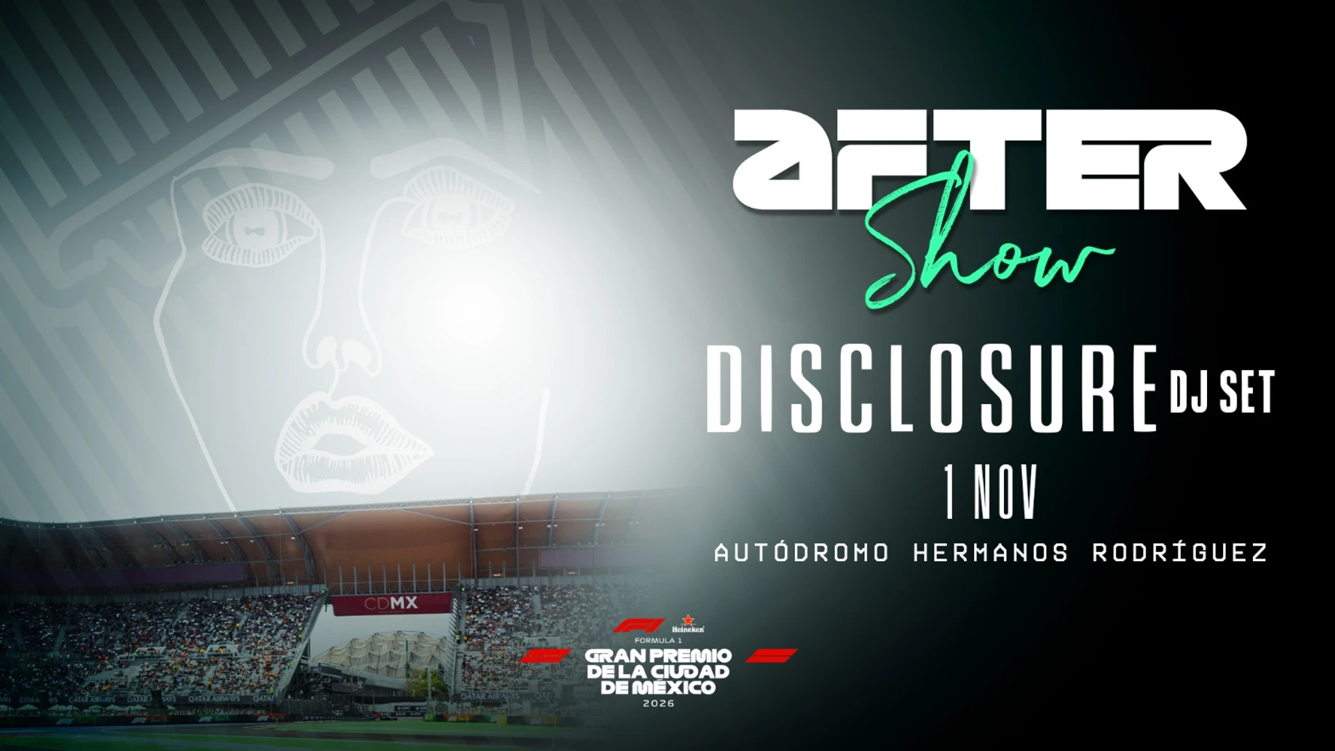 Disclosure DJ-Set encenderá elAfter Show del México GP 2026